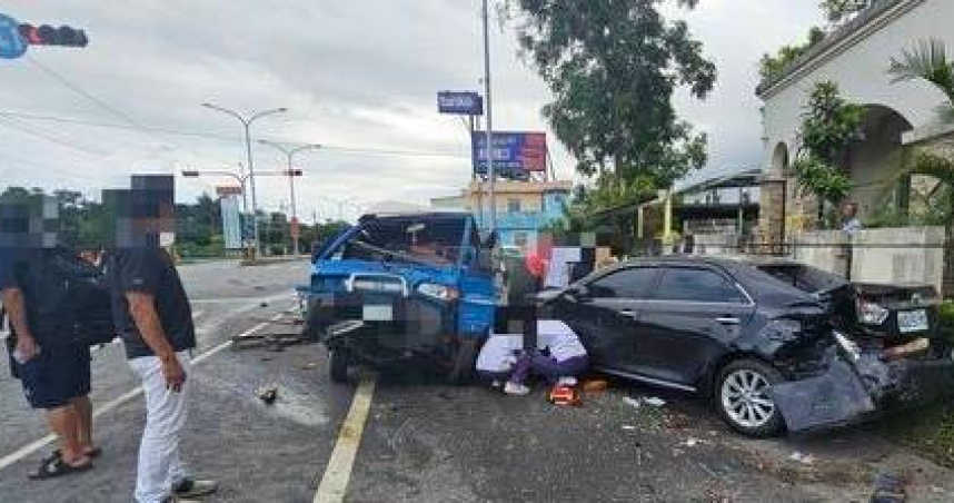 花蓮婦剛下車即遭撞亡。（圖／翻攝畫面）
