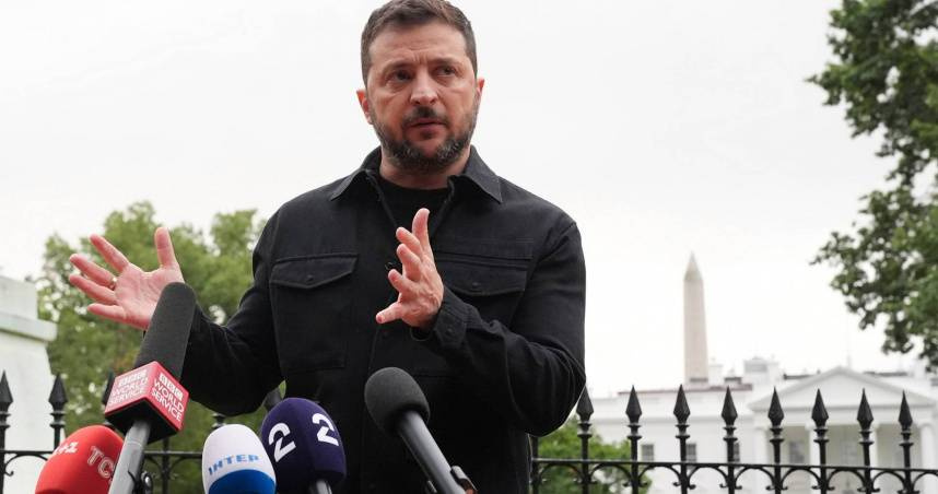 烏克蘭總統澤倫斯基。（圖／達志／美聯社）