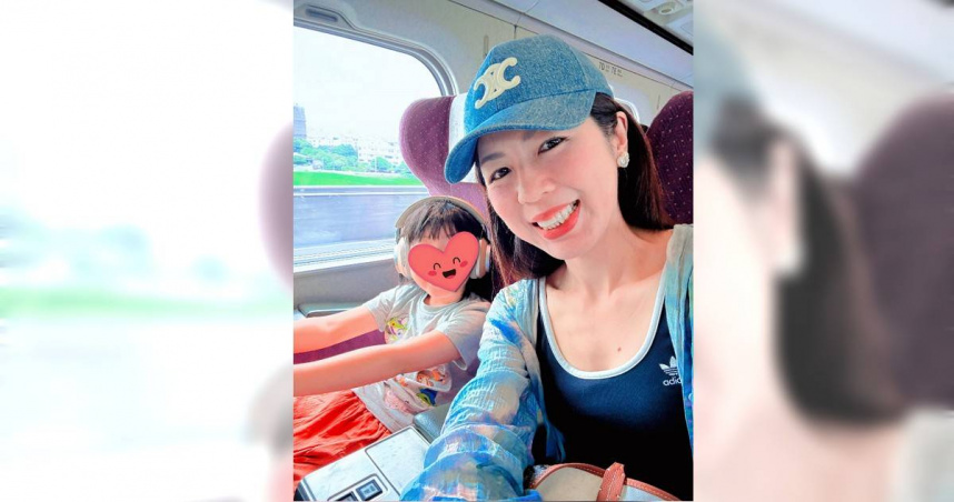 李怡貞分享送女兒上學的趣事。（圖／翻攝臉書／李怡貞）