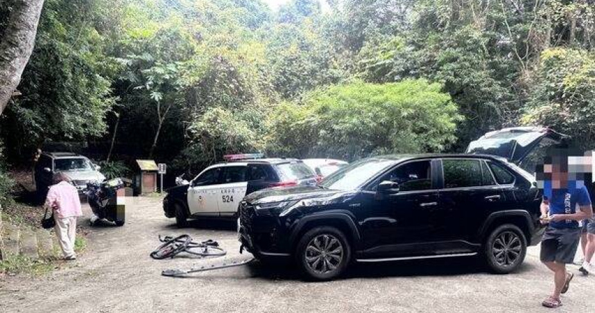 休旅車會車失神撞飛單車騎士釀1死悲劇。（圖 ／翻攝畫面）