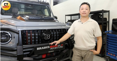BRABUS是全球最高級改裝車品牌，在台總代理、三一國際董事長陳睿謙認為BRABUS賣的不是車，而是想去哪就能去哪的自由。（圖／方萬民攝）