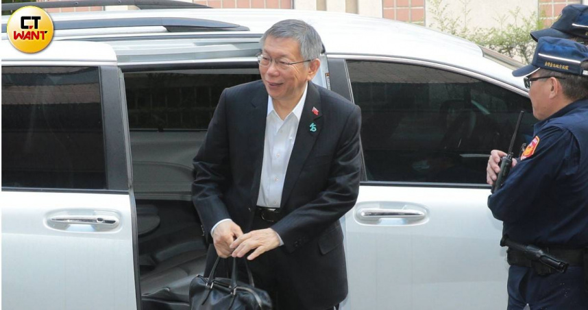 民眾黨創黨主席柯文哲。（圖／周志龍攝）