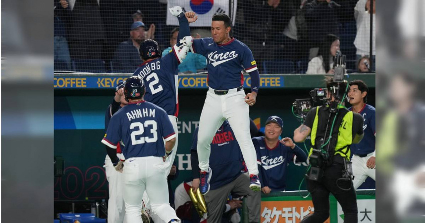 2026世界棒球經典賽（WBC）C組預賽在日本東京巨蛋展開，最終南韓以7：2擊敗澳洲。（圖／達志／美聯社）