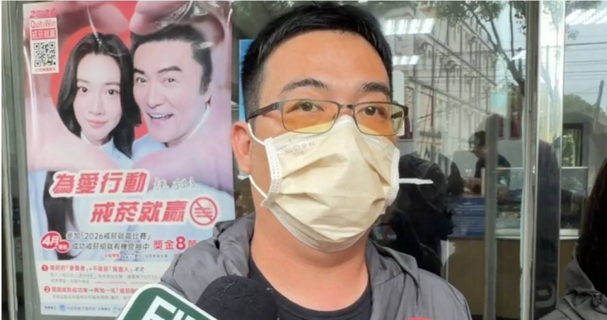 新竹便當店氣爆釀成2死2傷悲劇，謝姓負責人下午現身派出所製作筆錄。（圖／中天新聞）