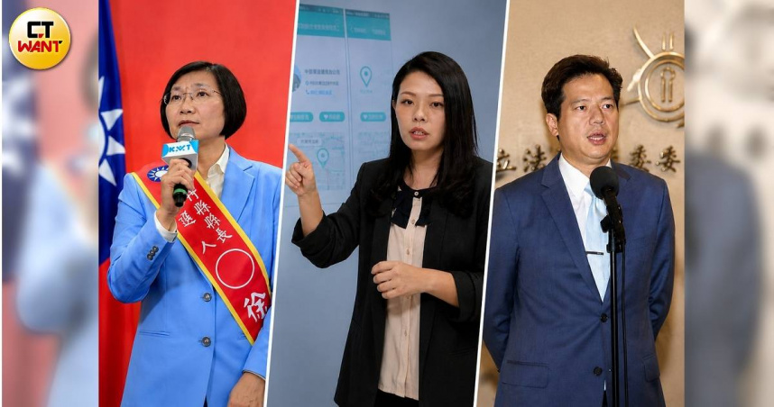 民眾黨主席黃國昌提出由高虹安、徐欣瑩及邱臣遠組成的新竹「鐵三角」布局。（圖／CTWANT攝影組）