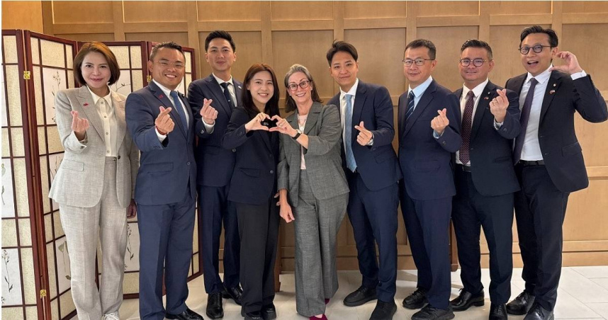 藍委訪團拜訪包含美方智庫、國會、行政單位，積極促進對美溝通。（圖／徐巧芯辦公室提供）