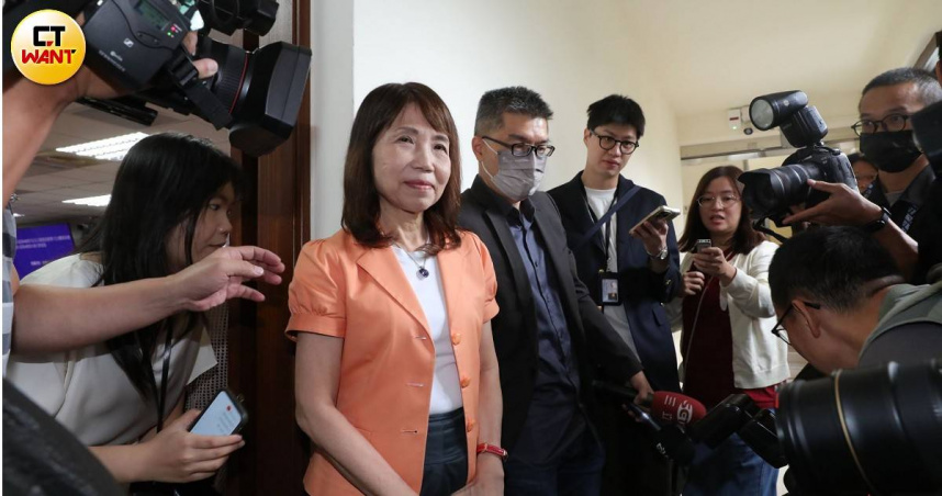 民眾黨立委陳昭姿本會期將出任司法及法制委員會召委。（圖／周志龍攝）