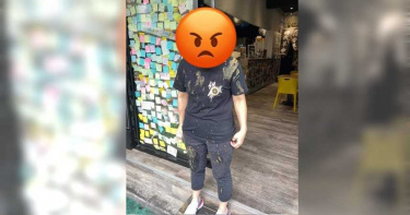 港人庇護所「保護傘餐廳」遭糞襲 警調監視器追黑衣口罩男