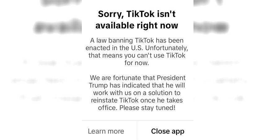 TikTok官方公告。（圖／翻攝自社群網站X）