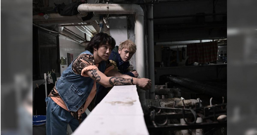 林家熙、譚耀文在 《拼命三郎》攜手演出。（圖／華映提供）