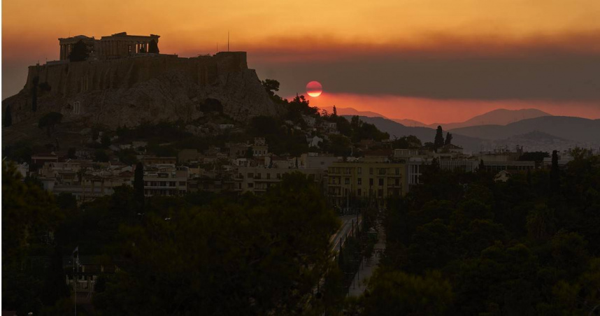 歐洲國家正在經歷罕見的酷熱天氣。（示意圖／達志／美聯社）