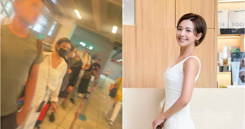 吳婉君現蹤左營高鐵站。（圖／讀者提供／翻攝吳婉君臉書）