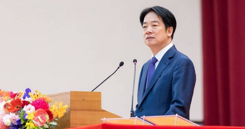 總統賴清德出席三軍士官新生聯合開學典禮，強調「實力換取的和平才是真和平」。（圖／取自總統府資訊網）