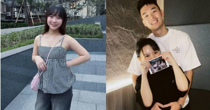 前樂天女孩「十元」陳詩媛與羽球金牌國手王齊麟去（2024）年認愛後，今年6月10日正式登記結婚，日前更宣布懷孕喜訊。（圖／翻攝自陳詩媛Instagram）