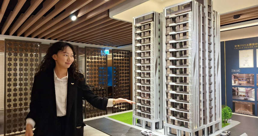 位於松山區的預售案「杜拜藝術館」房市冷時逆勢推出，建商透露開價比市況好時每坪差了20萬元。（圖／林榮芳攝）