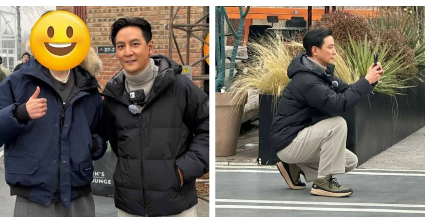 吳彥祖0偽裝街頭蹲拍民眾照　51歲不靠濾鏡照樣帥翻