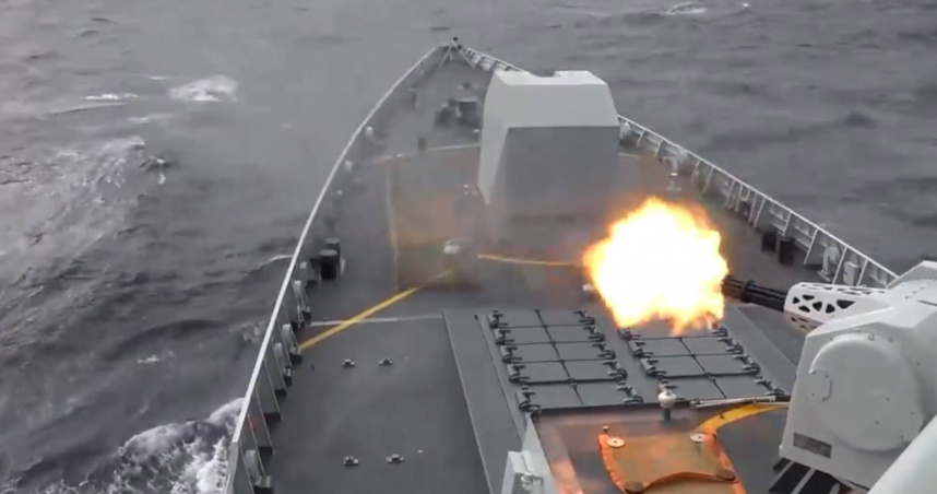 解放軍宣布圍台軍演。（圖／東部戰區微博）