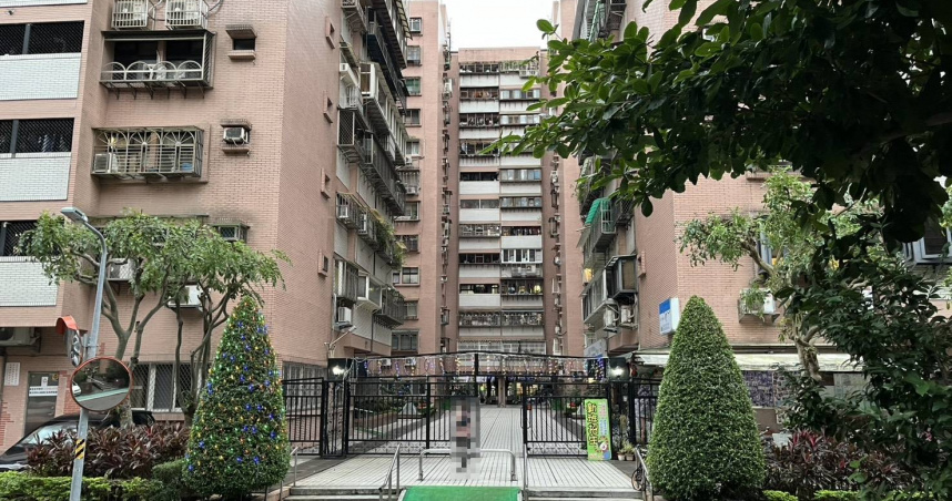 台北市松山區健康新城C區部分住戶，正在申請海砂屋鑑定，準備推動都更計畫。（圖／讀者提供）