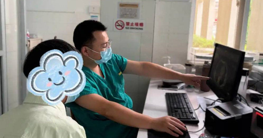 女子連續兩週聲音沙啞未改善，就醫後才發現肺部已有惡性腫瘤。（圖／翻攝自潮新聞）