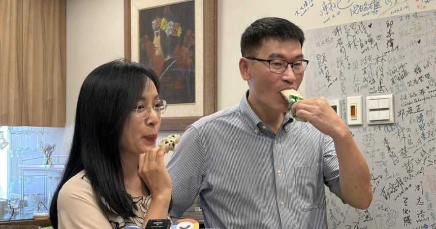 陳瑩邀請梁文傑吃鳳梨釋迦冰棒，梁對己言論表達歉意。（圖／報系資料照）