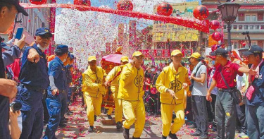 白沙屯媽祖進香團抵北港 賴清德迎駕神轎隨行參拜