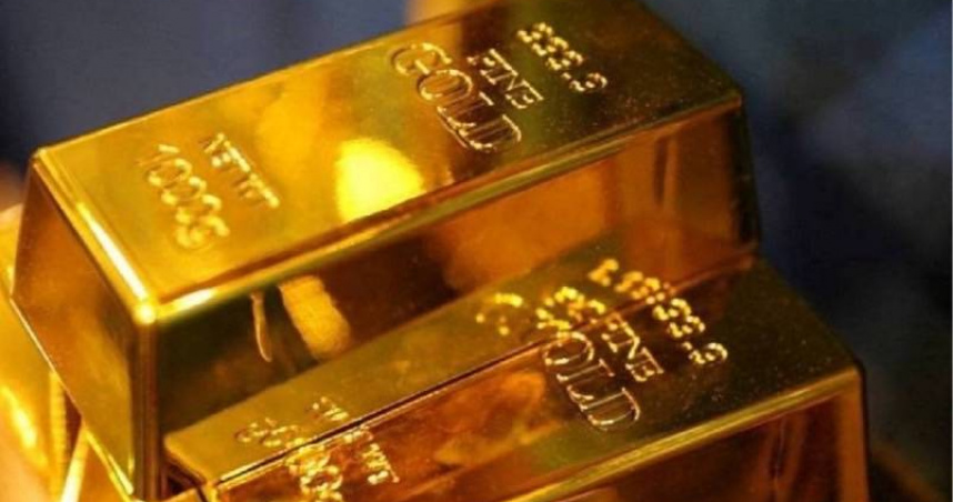 現貨黃金下跌 1.67%,報每盎司 2896.1 美元。(圖/報系資料照)