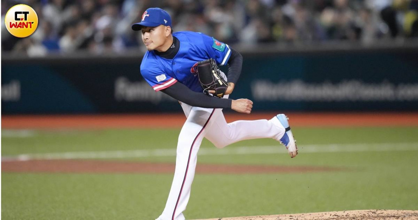 中華隊投手教練林岳平說，徐若熙身體出狀況無緣先發「反而是好事」。（圖／李宗明攝）