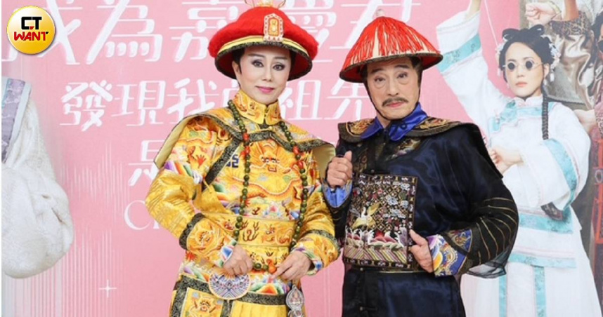 孫翠鳳與孫榮輝兄妹同台演出。（圖／林士傑攝）