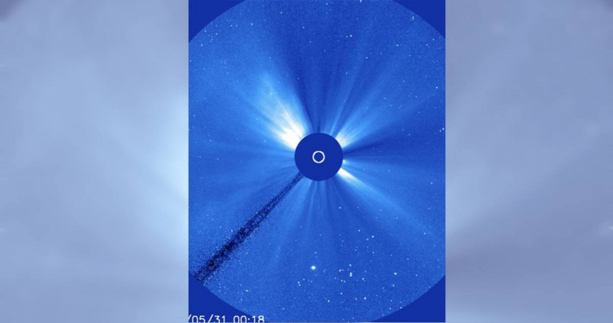 氣象署表示，6月1日晚上8時起造成強烈G4等級磁暴，持續約51小時。（圖／氣象署）