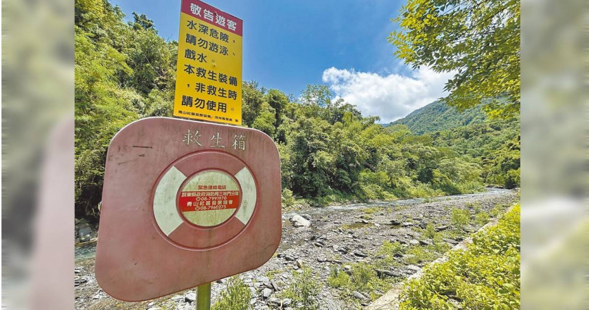 海神宮是私人土地，公權力無法禁止民眾進入，只能設置警示牌告知民眾危險性，但效果不彰。（圖／報系資料照）