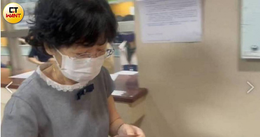 陳佩琪今日傍晚於臉書上發文，直言以死對台灣司法的汙衊做出控訴（圖／翁靖祐攝）