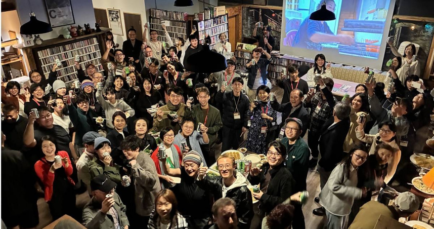 山形影展台灣之夜與會嘉賓大合照。（圖／TIDF提供）