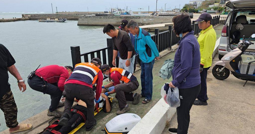 澎湖西嶼鄉關帝廟前海域27日下午傳出意外，73歲盧姓釣客不慎落海，送醫仍不治。（圖／報系資料照）