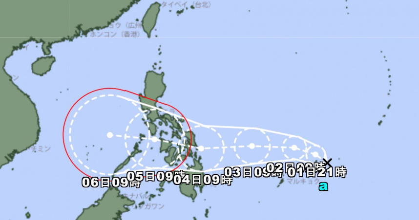 準「海鷗」颱風將生成。（圖／翻攝自日本氣象廳）