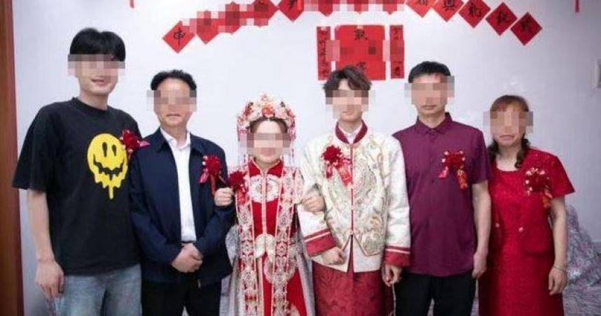 26歲的受害人申明，原以為娶到富家女尹霞，不料背後全是精心設計的騙局。（圖／翻攝自微博）