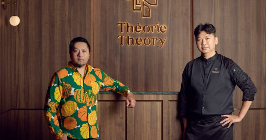 「Theorie Theory」法式牛排館新開幕，圖左為執行長林奕寬、右為主廚賴俊源。（圖／Théorie Theory提供）