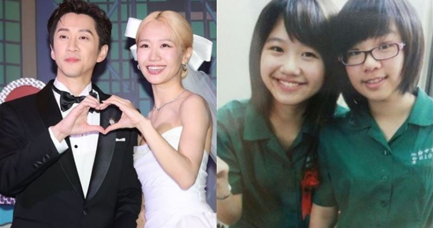 Lulu與陳漢典舉辦世紀婚禮，她曾在臉書上曬出高中嫩照，網友狂讚：「真的是有高智商又高顏值的女神」。（圖／三立記者鄭孟晃、趙于瑩攝影、翻攝自Lulu臉書）