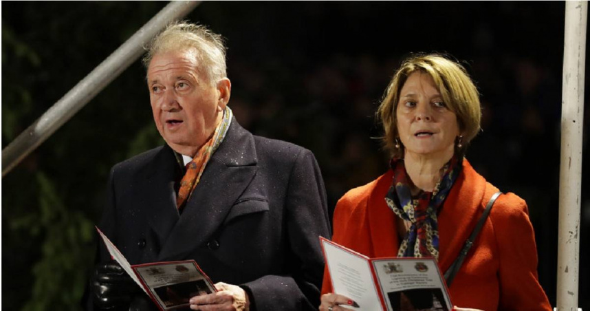 挪威外交官羅德拉森（左）和尤爾（右）。（圖／達志／美聯社）