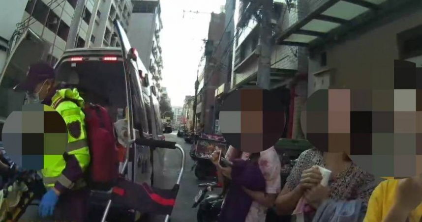 台中驚魂清晨「石化男」命懸一線，語言障礙險誤救命黃金時。（圖／翻攝畫面）