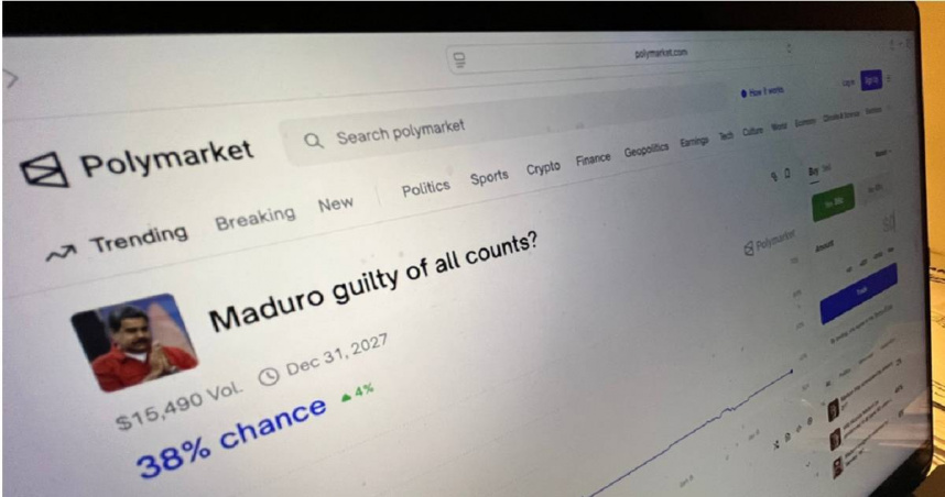 全球最大博弈預測市場「Polymarket」的投注持續引發爭議。（圖／達志／美聯社）