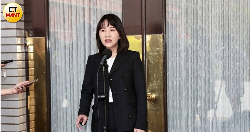 立委謝衣鳯（圖）有意披藍袍角逐彰化縣長。（圖／黃耀徵攝）
