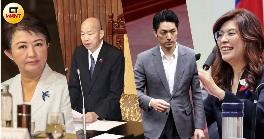 藍營「四大太陽」陸續出動，為年底選戰拉抬聲勢。（圖／CTWANT攝影組）