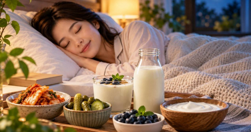 克菲爾、泡菜等發酵食品含有多種微生物，是近年食品科學研究的熱門主題。（AI示意圖）