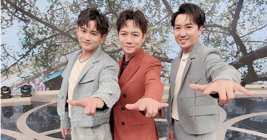 沈建豪推出新歌〈堅持到底〉邀來同門師兄陳隨意、吳俊宏一起合唱。（圖／豪記提供）