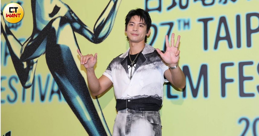 林柏宏在《96分鐘》有多場動作戲,被同片演員虧是湯姆克魯「宏」。(圖/楊澍攝)
