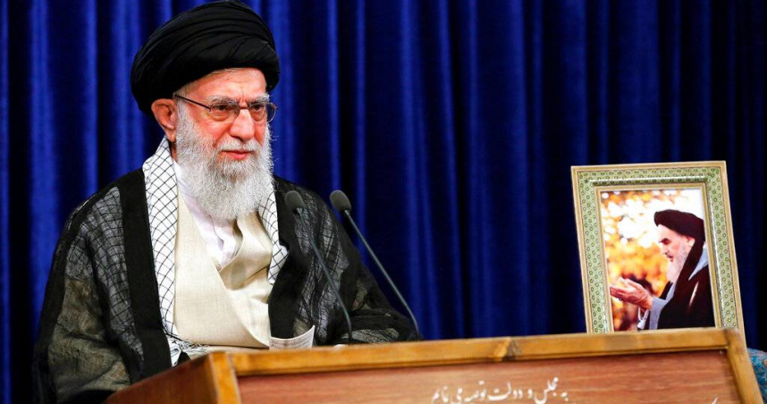 伊朗最高領導人哈米尼（Ayatollah Ruhollah Khomeini）。（圖／達志／美聯社）