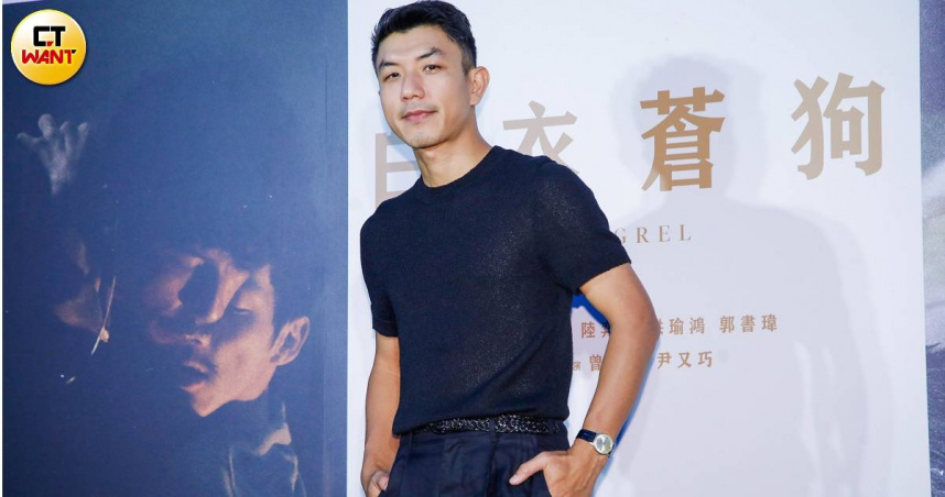 萬洛隆甘迦為《白衣蒼狗》再度來台宣傳，透露最近正積極學中文。（圖／趙文彬攝）