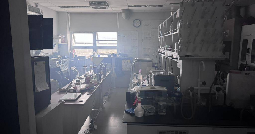 宜蘭大學實驗室突冒大量白煙　學生嚇壞急逃難