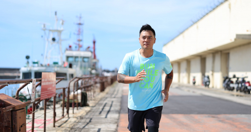 竇智孔代言路跑。（圖／花蓮市公所提供）