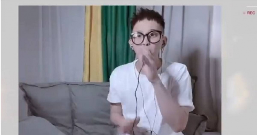 曾參加《超級星光大道》的創作歌手田品翔（藝名：田宥翔）。（圖／翻攝自Instagram／@qwer983409）